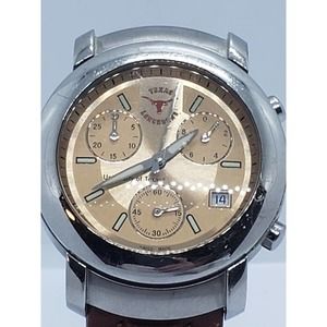 Custom Swiss Made Longhorns Men Chronograph Watch